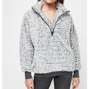 NWOT Express One Eleven Sherpa Sweatshirt